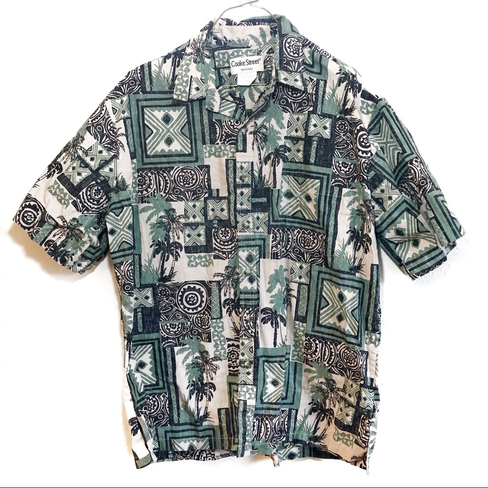 Vintage Cooke Street Button Hawaiian Shirt Men L